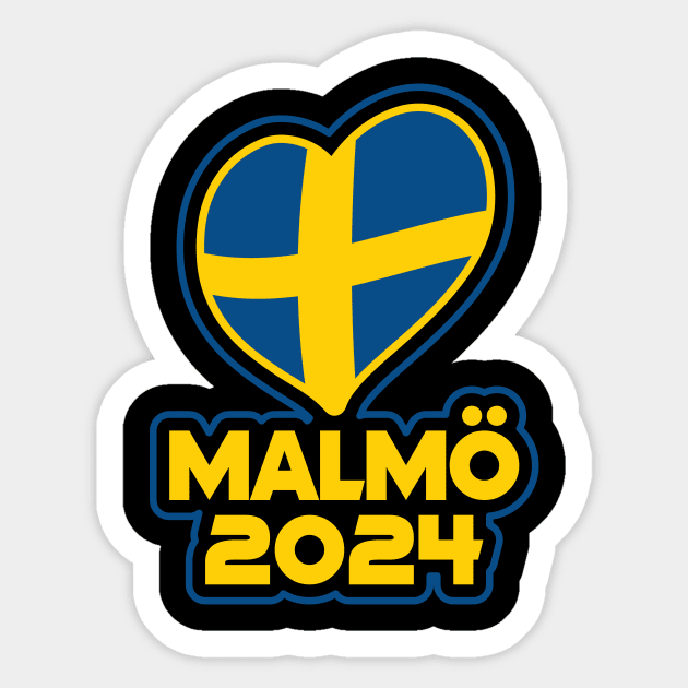 Malmö Sweden hosting European music competition Sticker by Daribo